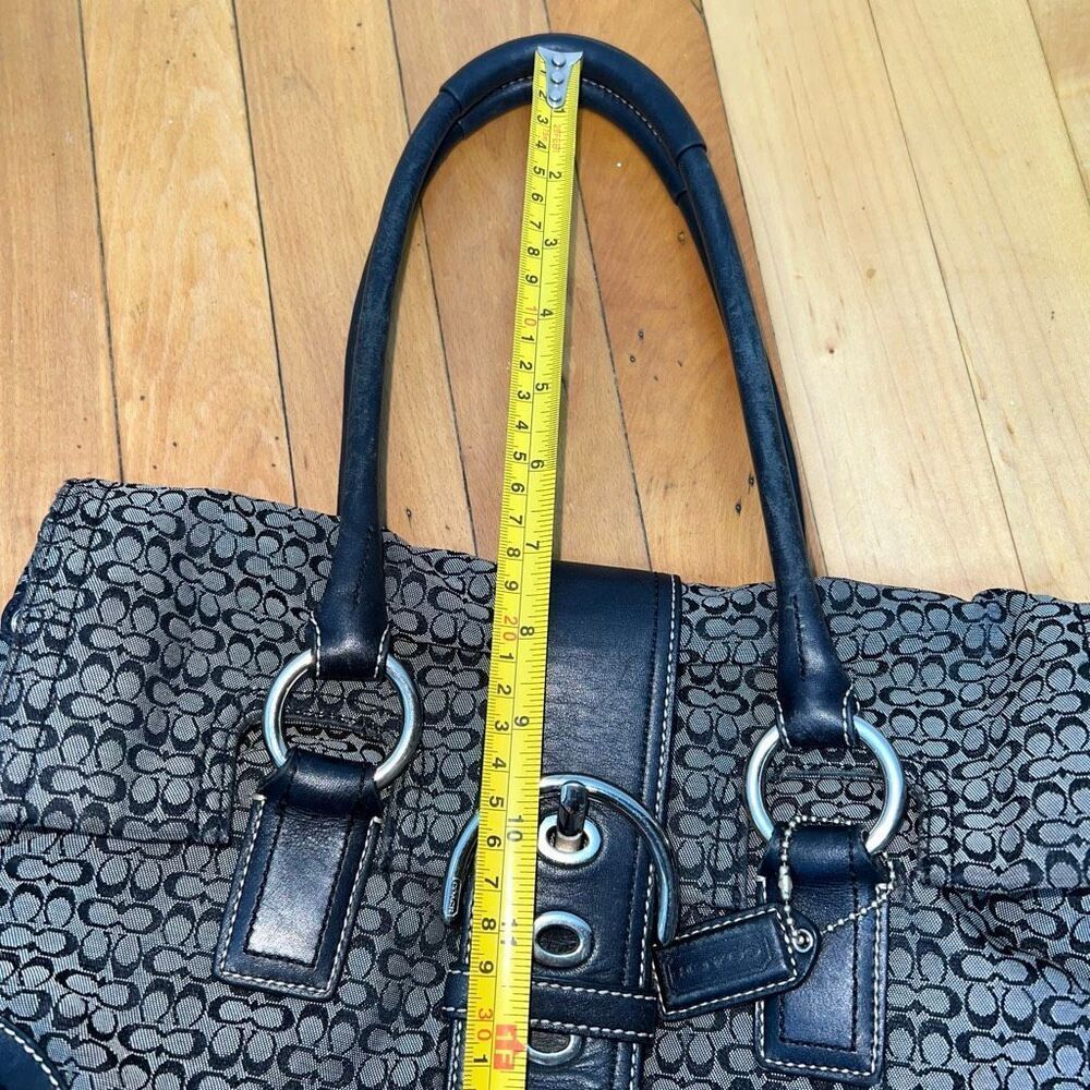 Coach Vintage Y2K Soho Signature Jacquard C Canvas Satchel Hobo Bag K0785-F10929 - Picture 3 of 15